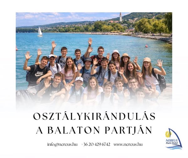 Osztálykirándulás a Balatonnál