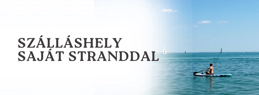 Szállás saját stranddal